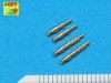 Aber A32003 Set of 4 barrels tips for German 7,92 mm MG 17 aircraft machine guns (1:32)