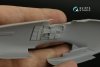 Quinta Studio QDS-48363 F-82F Twin Mustang 3D-Printed & coloured Interior on decal paper (Modelsvit) (Small version) 1/48
