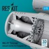 RESKIT RSU72-0267 MiG-29 Fulcrum exhaust nozzles for Trumpeter kit (3D Printed) 1/72
