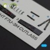 KELIK K72094 Vought F7U-3M Cutlass - interior 3D decals for Fujimi kit 1/72