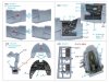 Quinta Studio QD72154 Typhoon Mk.1B Late 3D-Printed coloured Interior on decal paper (Airfix) 1/72