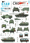 Star Decals 35-C1126 HVO (Croat). M-84, BRDM-2 2S1 Gvosdika, M-60P, M53/70 Praga, VW T3 1/35
