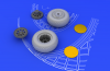 Eduard 648068 PV-1 wheels 1/48 (REVELL)