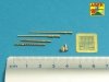 Aber 35L-222 Set of 2 barrels for Russian 14,5 mm machine guns KPVT used on ZPU-2 or ZPU-4 (1:35)