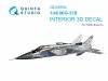 Quinta Studio QD48504 MiG-31B 3D-Printed & coloured Interior on decal paper (Hobby Boss) 1/48