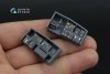 Quinta Studio QD+35144 AH-64A forward avionics bays 3D-Printed & coloured Interior on decal paper (Trumpeter) (with 3D-printed resin parts) 1/35