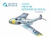 Quinta Studio QD48499 Ta 183 3D-Printed & coloured Interior on decal paper (Academy) 1/48