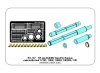 Aber 35L-147 125mm 2A46M-2 Barrell for Russian main battle tank T-72B1; T-80B; T-80BV; T-80BVD; T-90 (Trumpeter, Zvezda, mode b) 1/35