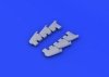 Eduard 648211 Spitfire Mk. I exhaust stacks 1/48 (AIRFIX)