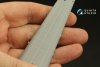 Quinta Studio QRV-034 Triple riveting rows (rivet size 0.25 mm, gap 1.0 mm, suits 1/24 scale), White color, total length 3.2 m/10.5 ft