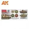 AK Interactive AK11669 3G 1946 PANZER COLORS 4x17 ml
