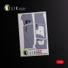 KELIK K48080 O-2A Skymaster interior 3D decals grey decoration type for ICM kit 1/48