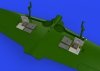 Eduard 648883 A6M3 gun bays short barrel PRINT EDUARD 1/48