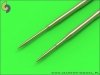 Master AM-48-091 MiG-17PF (Fresco D) - 23mm gun barrels set & Pitot Tubes (1:48)