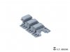 E.T. Model P35-405 WWII German Sd.kfz.251/Sd.kfz.11 Track links & Sprockets Early 3d Printed 1/35