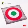 KELIK KS48026 Italy Roundel - Acrylic 3 mm (240 x 240 mm) (190g) 1/48