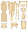 MK1 Design MD-20024 DKM Battleship SCHARNHORST DX PACK for Trumpeter 1/200