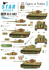 Star Decals 35-C1092 SS-Tigers in France # 4 1/35