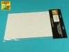 Aber PS-3 Płyty z białego polistyrenu 195 x 315 x 0,75 po 3 szt. / Polystyrene plates 195 x 315 x 0,75 mm x 3 pcs.