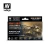 Vallejo 70203 WWII American Armour & Infantry 6x17ml