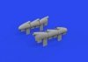 Eduard 632196 Spitfire Mk. Ia ehaust stacks PRINT KOTARE 1/32