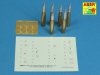Aber 16057 Two transport box with six different 7,5cm ammo for PzKpfw. IV, Ausf, H-J (1:16)