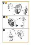 Clear Prop! CPA72164 F-86A wheel set type 2 for CP kits 1/72
