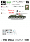 Star Decals 16-003 T-34 model/1943 1/16