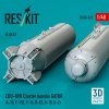 RESKIT RS48-0523 CBU-89B cluster bombs GATOR (4 pcs) (3D Printed) 1/48
