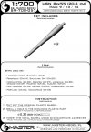 Master SM-700-057 Lufy amerykańskich dział 8in/55 (20.3 cm) Mark 9 (9 szt.) – typ Lexington, Pensacola, Northampton, wczesny New Orleans i Indianapolis (1:700)