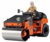 Hasegawa WM02 HITACHI VIBRATORY COMBINED ROLLER ZC50C-5 (1:35)