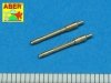Aber A48 006 Set of 2 barrels for German 13mm aircraft machine guns MG 131 (middle type) (1:48)