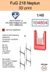 Omask 104804 FuG 218 Neptun (3D print) 1/48