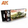 AK Interactive AK11653 3G MERDC CAMOUFLAGE COLORS 8x17 ml