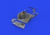 Eduard 648875 Bf 109F cockpit w/ early seat PRINT EDUARD 1/48