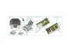 Quinta Studio QD48473 P-51A 3D-Printed coloured Interior on decal paper (Accurate Miniatures/Academy) 1/48