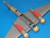 Omask 77227 De Havilland Mosquito wheel bay plugs (for Tamiya) 1/72