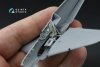 Quinta Studio QD72203 Yak-1 3D-Printed & coloured Interior on decal paper (Zvezda) 1/72