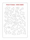 Paint Forge PFST008L STENCIL - CAMO