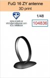 Omask 104836 FuG ZY antenne 3D print 1/48