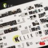 KELIK K48057 T-50 ROKAF INTERIOR 3D DECALS FOR ACADEMY KIT 1/48