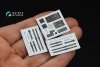 Quinta Studio QD35148 AH-6J/MH-6J 3D-Printed & coloured Interior on decal paper (Kitty Hawk) 1/35