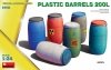 MiniArt 24011 PLASTIC BARRELS 200L 1/24