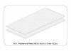 Aber PS-5 Płyty z białego polistyrenu 195 x 315 x 1,50 po 2 szt. / Polystyrene plates 195 x 315 x 1,50 mm x 2 pcs.