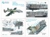 Quinta Studio QD48586 A-10A Warthog 3D-Printed & coloured Interior on decal paper (GWH) 1/48