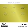 AK Interactive RC830 Wheel Rim Gold 17 ml