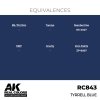 AK Interactive RC843 Tyrrell Blue 17 ml