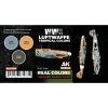 AK Interactive RCS104 WWII Luftwaffe Tropical Colors 3x17ml