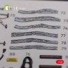 KELIK K48091 CH-46E Cargo compartment interior 3D decals for Academy kit 1/48