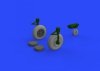 Eduard 672221 P-47D wheels TAMIYA 1/72